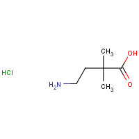 153039-15-7 4-amino-2,2-dimethylbutanoic acid;hydrochloride chemical structure