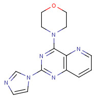 1220114-30-6 4-(2-imidazol-1-ylpyrido[3,2-d]pyrimidin-4-yl)morpholine chemical structure