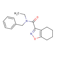 932341-80-5 N-benzyl-N-ethyl-4,5,6,7-tetrahydro-1,2-benzoxazole-3-carboxamide chemical structure