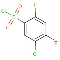 1208075-41-5 4-bromo-5-chloro-2-fluorobenzenesulfonyl chloride chemical structure
