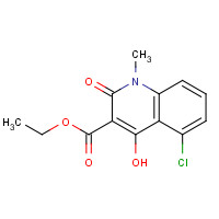 248282-10-2 ethyl 5-chloro-4-hydroxy-1-methyl-2-oxoquinoline-3-carboxylate chemical structure
