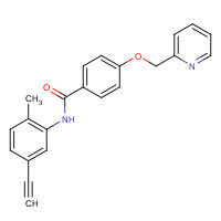 1126367-56-3 N-(5-ethynyl-2-methylphenyl)-4-(pyridin-2-ylmethoxy)benzamide chemical structure