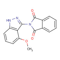 1240518-11-9 2-(4-methoxy-1H-indazol-3-yl)isoindole-1,3-dione chemical structure