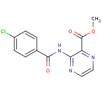 92044-73-0 methyl 3-[(4-chlorobenzoyl)amino]pyrazine-2-carboxylate chemical structure