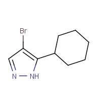 417700-59-5 4-bromo-5-cyclohexyl-1H-pyrazole chemical structure