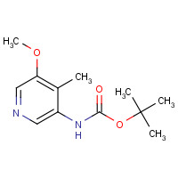 1045858-10-3 tert-butyl N-(5-methoxy-4-methylpyridin-3-yl)carbamate chemical structure