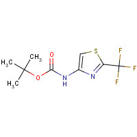 1180526-71-9 tert-butyl N-[2-(trifluoromethyl)-1,3-thiazol-4-yl]carbamate chemical structure