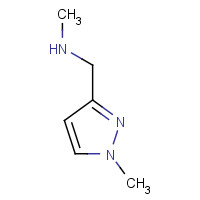 871825-57-9 N-methyl-1-(1-methylpyrazol-3-yl)methanamine chemical structure