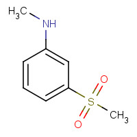156461-79-9 N-methyl-3-methylsulfonylaniline chemical structure