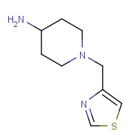 933760-12-4 1-(1,3-thiazol-4-ylmethyl)piperidin-4-amine chemical structure