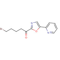 945414-55-1 5-bromo-1-(5-pyridin-2-yl-1,3-oxazol-2-yl)pentan-1-one chemical structure