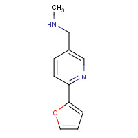 886851-44-1 1-[6-(furan-2-yl)pyridin-3-yl]-N-methylmethanamine chemical structure