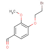 99070-23-2 4-(2-bromoethoxy)-3-methoxybenzaldehyde chemical structure