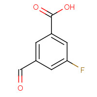 1289005-85-1 3-fluoro-5-formylbenzoic acid chemical structure