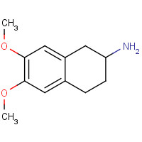 67445-12-9 6,7-dimethoxy-1,2,3,4-tetrahydronaphthalen-2-amine chemical structure