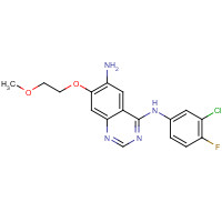 402855-01-0 4-N-(3-chloro-4-fluorophenyl)-7-(2-methoxyethoxy)quinazoline-4,6-diamine chemical structure