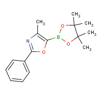 1034566-03-4 4-methyl-2-phenyl-5-(4,4,5,5-tetramethyl-1,3,2-dioxaborolan-2-yl)-1,3-oxazole chemical structure