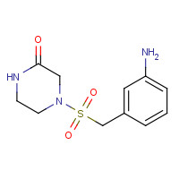 1094798-13-6 4-[(3-aminophenyl)methylsulfonyl]piperazin-2-one chemical structure