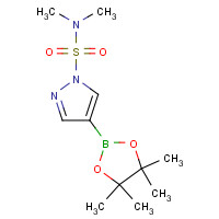 959585-47-8 N,N-dimethyl-4-(4,4,5,5-tetramethyl-1,3,2-dioxaborolan-2-yl)pyrazole-1-sulfonamide chemical structure