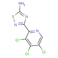 1179361-02-4 3-(3,4,5-trichloropyridin-2-yl)-1,2,4-thiadiazol-5-amine chemical structure