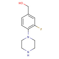 868244-63-7 (3-fluoro-4-piperazin-1-ylphenyl)methanol chemical structure