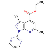 1417333-02-8 ethyl 3,6-dimethyl-1-pyrimidin-2-ylpyrazolo[3,4-b]pyridine-4-carboxylate chemical structure