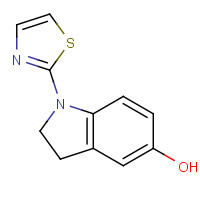 1426952-96-6 1-(1,3-thiazol-2-yl)-2,3-dihydroindol-5-ol chemical structure
