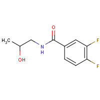 1156264-10-6 3,4-difluoro-N-(2-hydroxypropyl)benzamide chemical structure