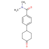 201412-89-7 N,N-dimethyl-4-(4-oxocyclohexyl)benzamide chemical structure