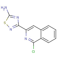 1179362-73-2 3-(1-chloroisoquinolin-3-yl)-1,2,4-thiadiazol-5-amine chemical structure