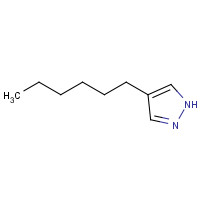 73123-47-4 4-hexyl-1H-pyrazole chemical structure