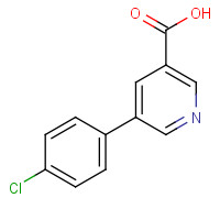 187999-33-3 5-(4-chlorophenyl)pyridine-3-carboxylic acid chemical structure