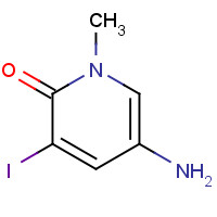 881209-11-6 5-amino-3-iodo-1-methylpyridin-2-one chemical structure