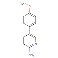 503536-75-2 5-(4-methoxyphenyl)pyridin-2-amine chemical structure