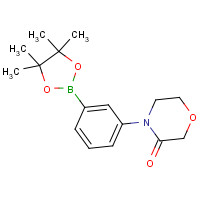 1314390-42-5 4-[3-(4,4,5,5-tetramethyl-1,3,2-dioxaborolan-2-yl)phenyl]morpholin-3-one chemical structure