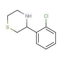 887344-30-1 3-(2-chlorophenyl)thiomorpholine chemical structure