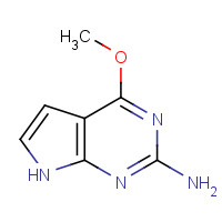 84955-32-8 4-methoxy-7H-pyrrolo[2,3-d]pyrimidin-2-amine chemical structure