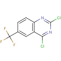 864291-30-5 2,4-dichloro-6-(trifluoromethyl)quinazoline chemical structure