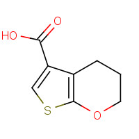 1169491-57-9 3,4-dihydro-2H-thieno[2,3-b]pyran-5-carboxylic acid chemical structure