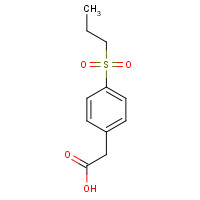 745053-11-6 2-(4-propylsulfonylphenyl)acetic acid chemical structure
