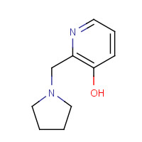 7149-45-3 2-(pyrrolidin-1-ylmethyl)pyridin-3-ol chemical structure