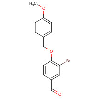 937678-86-9 3-bromo-4-[(4-methoxyphenyl)methoxy]benzaldehyde chemical structure
