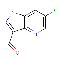 1190315-68-4 6-chloro-1H-pyrrolo[3,2-b]pyridine-3-carbaldehyde chemical structure