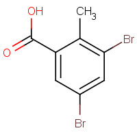 100958-94-9 3,5-dibromo-2-methylbenzoic acid chemical structure