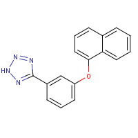 1314406-47-7 5-(3-naphthalen-1-yloxyphenyl)-2H-tetrazole chemical structure