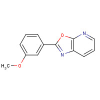 52334-09-5 2-(3-methoxyphenyl)-[1,3]oxazolo[5,4-b]pyridine chemical structure