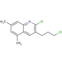 948294-58-4 2-chloro-3-(3-chloropropyl)-5,7-dimethylquinoline chemical structure