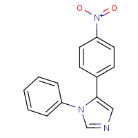 61278-54-4 5-(4-nitrophenyl)-1-phenylimidazole chemical structure