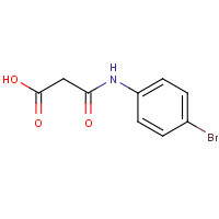 95262-09-2 3-(4-bromoanilino)-3-oxopropanoic acid chemical structure