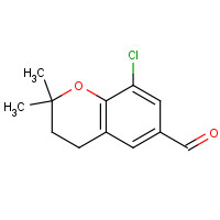 1350761-35-1 8-chloro-2,2-dimethyl-3,4-dihydrochromene-6-carbaldehyde chemical structure